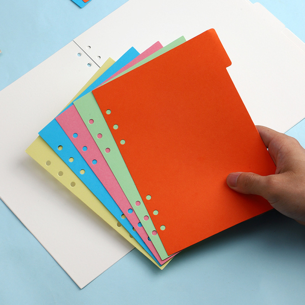 Tab Divider A4 - Separadores de hojas con pestañas para