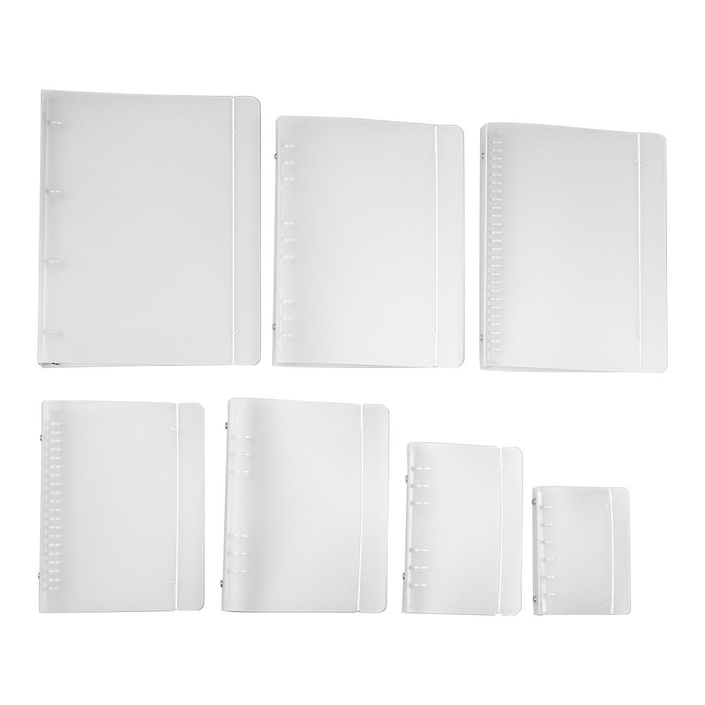 Binder A4 Lever - Funda transparente mate para cuaderno A4/B5/A5/A6/A7,