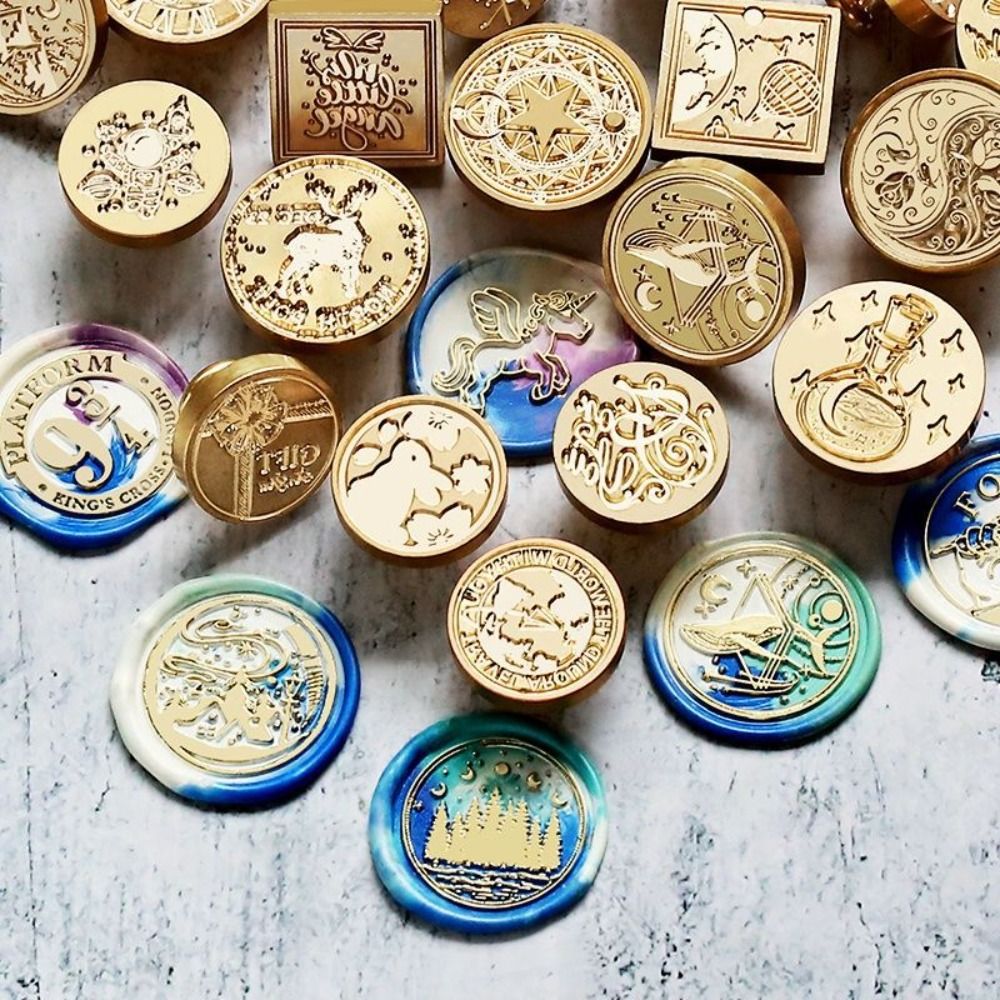 Juego de 20 sellos de cera de  - Wax Seal Stamp Set reseña y precio