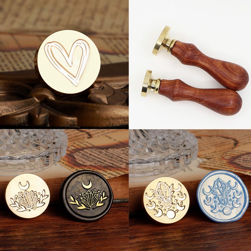 Cabezal de sello de cera con f - Wax Seal Stamp Set reseña y precio