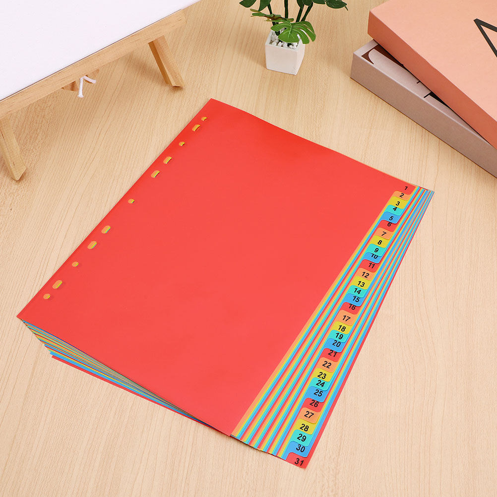 2 juegos de separadores de pág - Tab Divider A4 reseña y precio