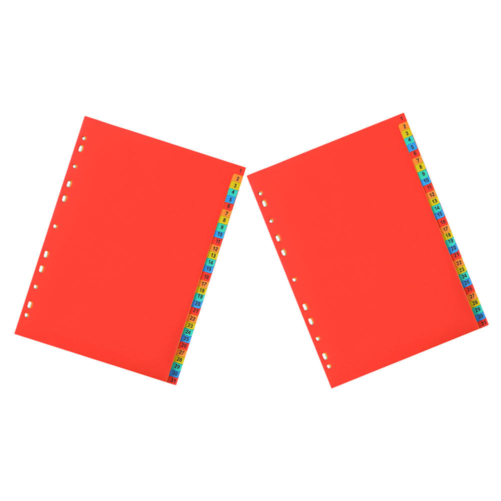 2 juegos de separadores de pág - Tab Divider A4 reseña y precio
