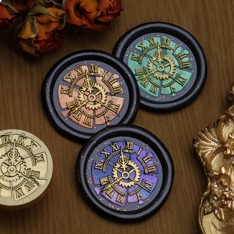 Reloj Retro, sello de cera, os - Wax Seal Stamp Set reseña y precio